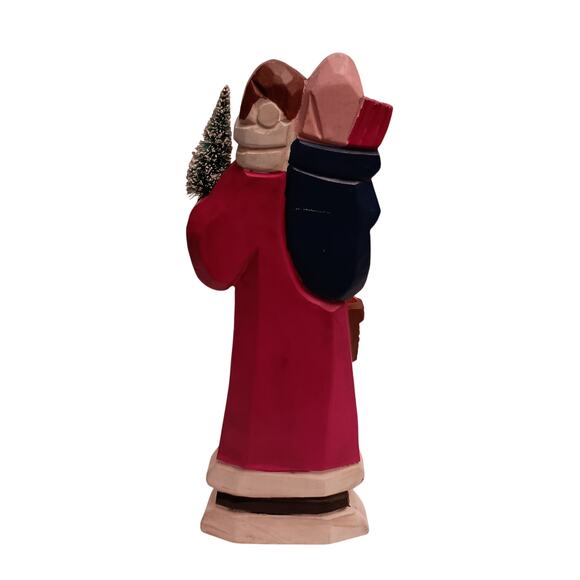 4 Old World Santas, Christmas Decorations, Resin, 1 Vintage Great Pre-owned Cond - Picture 16 of 16